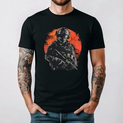 Футболка з принтом "Orange Overlord" АМ1415 фото