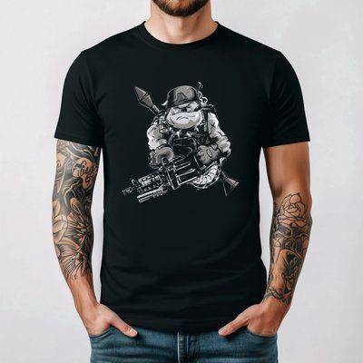 Футболка з принтом "Bulldog Squad" АМ1919 фото