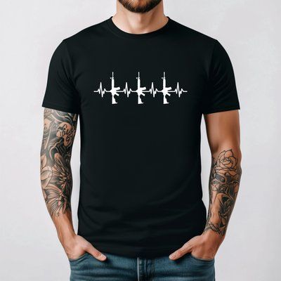 Футболка з принтом "Control Pulse" АМ1627 фото