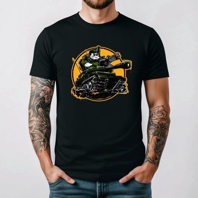 Футболка з принтом "Tough Bulldog Ride" АМ2059 фото