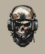 Худи с принтом "Grim Echo Skull" АМ2259 фото 2